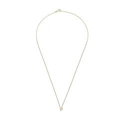 Beaverbrooks 9ct Yellow Gold Diamond Initial P Pendant
