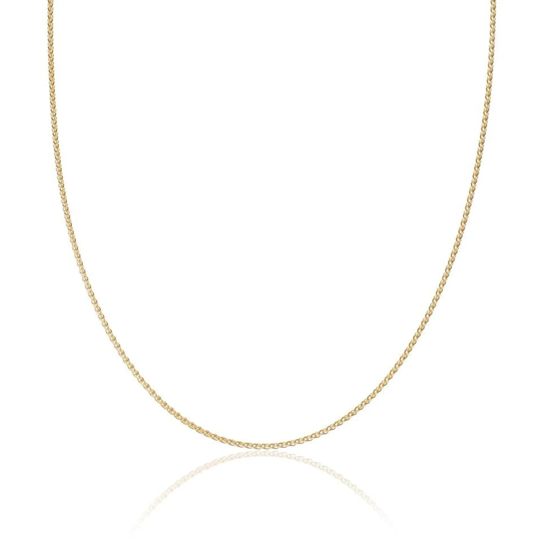 Beaverbrooks 18ct Yellow Gold Spiga Chain