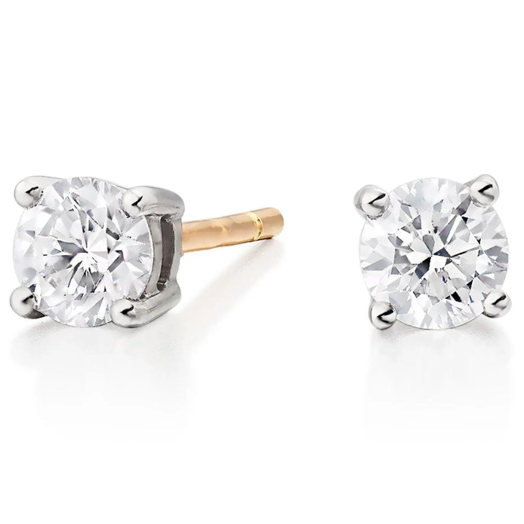 Beaverbrooks 18ct Yellow Gold Diamond Stud Earrings