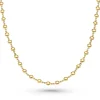 Beaverbrooks 9ct Yellow Gold Bead Necklace