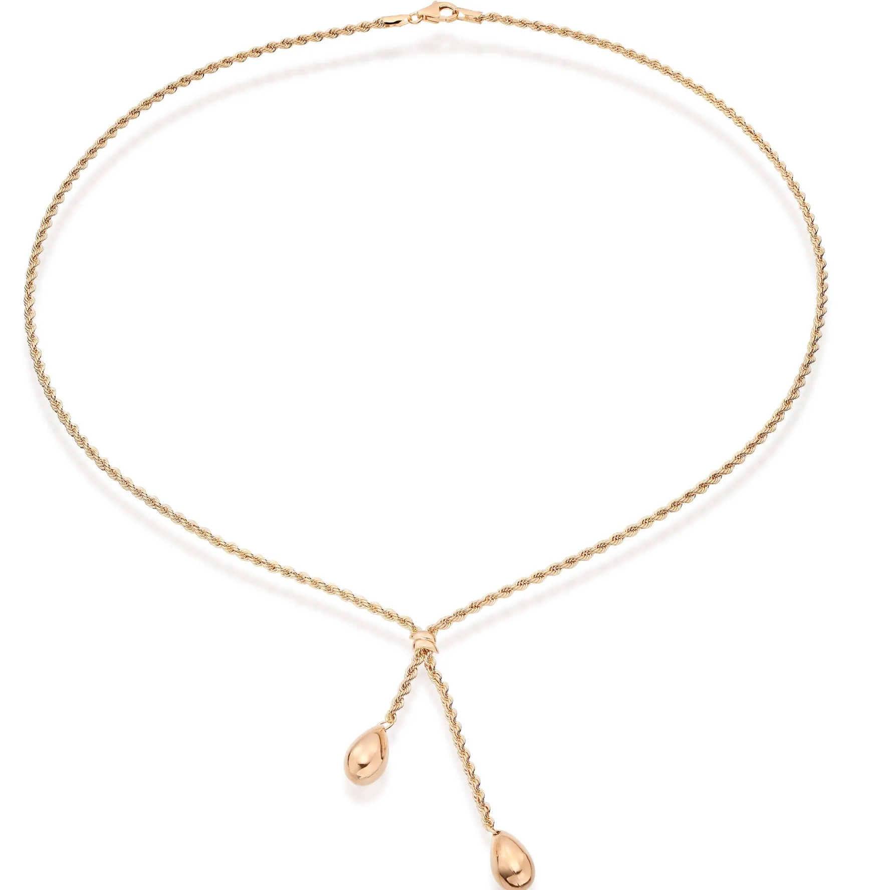 Beaverbrooks 9ct Yellow Gold Drop Necklace
