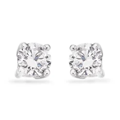 Beaverbrooks 18ct Yellow Gold Diamond Stud Earrings