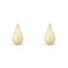 Beaverbrooks 9ct Yellow Gold Etched Teardrop Earrings