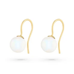 Beaverbrooks 9ct Yellow Gold Freshwater Cultured Pearl Earrings