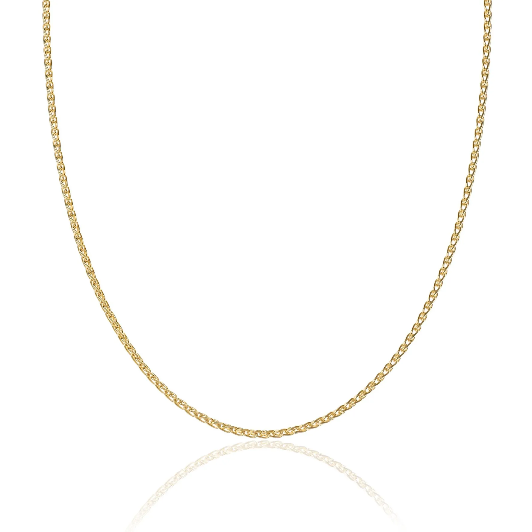 Beaverbrooks 9ct Yellow Gold Spiga Chain