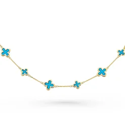 Beaverbrooks 9ct Yellow Gold Clover Bracelet