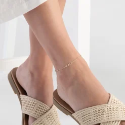 Beaverbrooks 9ct Yellow Gold Link Anklet