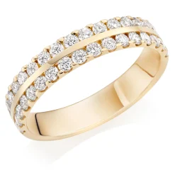 Beaverbrooks 18ct Yellow Gold Diamond 4mm Wedding Ring