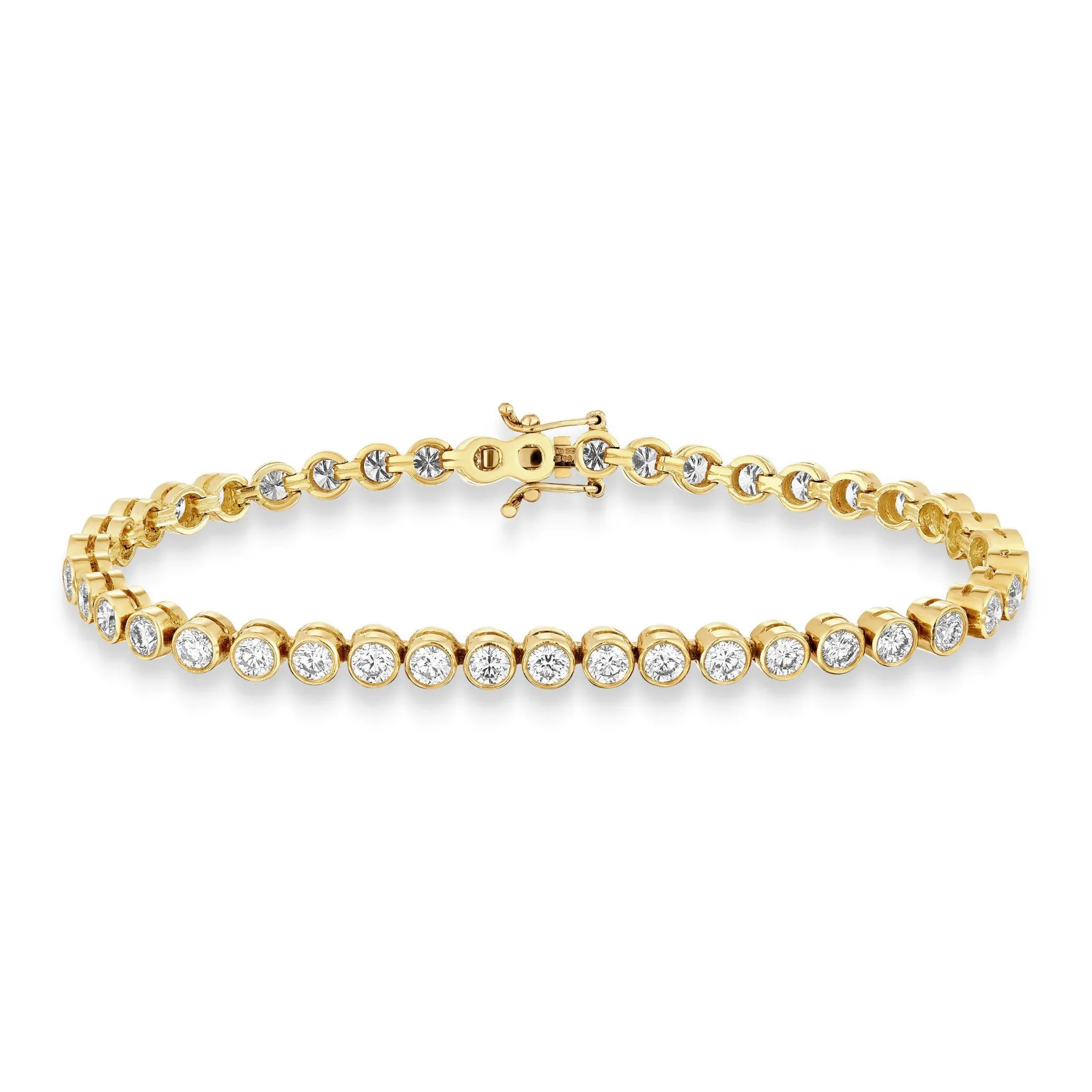 Beaverbrooks 18ct Yellow Gold Diamond Bracelet