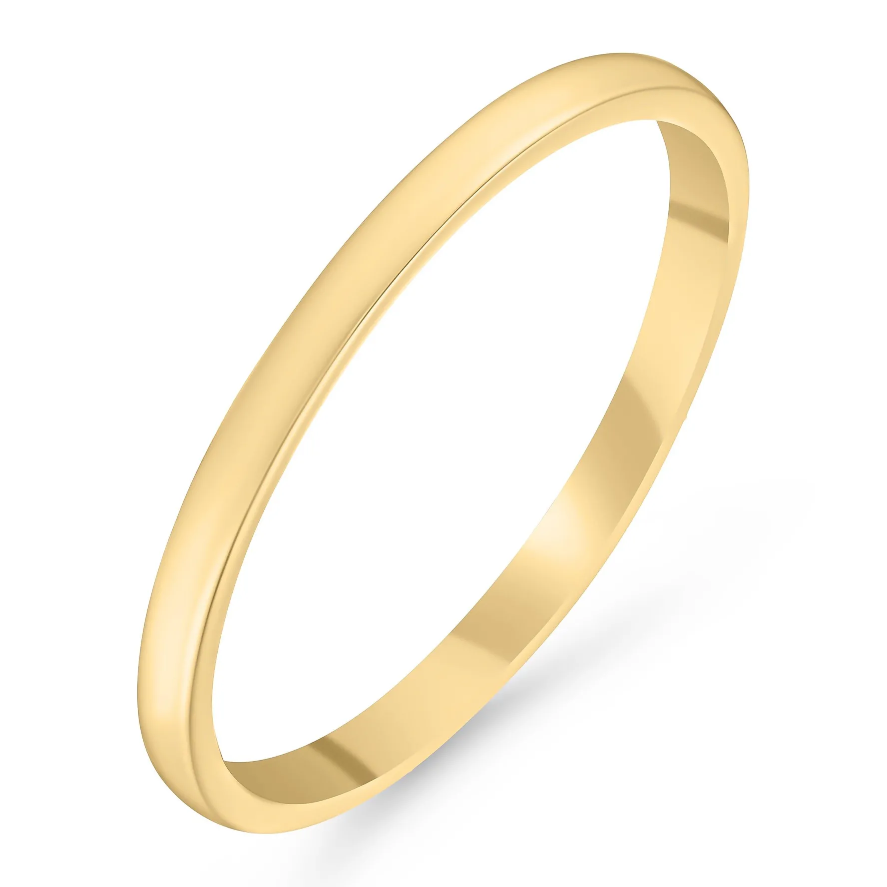 Beaverbrooks 18ct Yellow Gold 1.5mm Wedding Ring