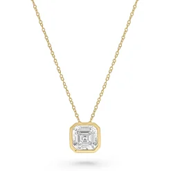 Beaverbrooks 9ct Yellow Gold Cubic Zirconia Pendant