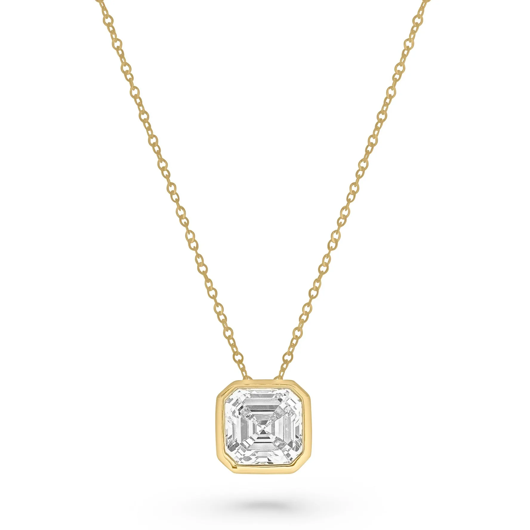 Beaverbrooks 9ct Yellow Gold Cubic Zirconia Pendant