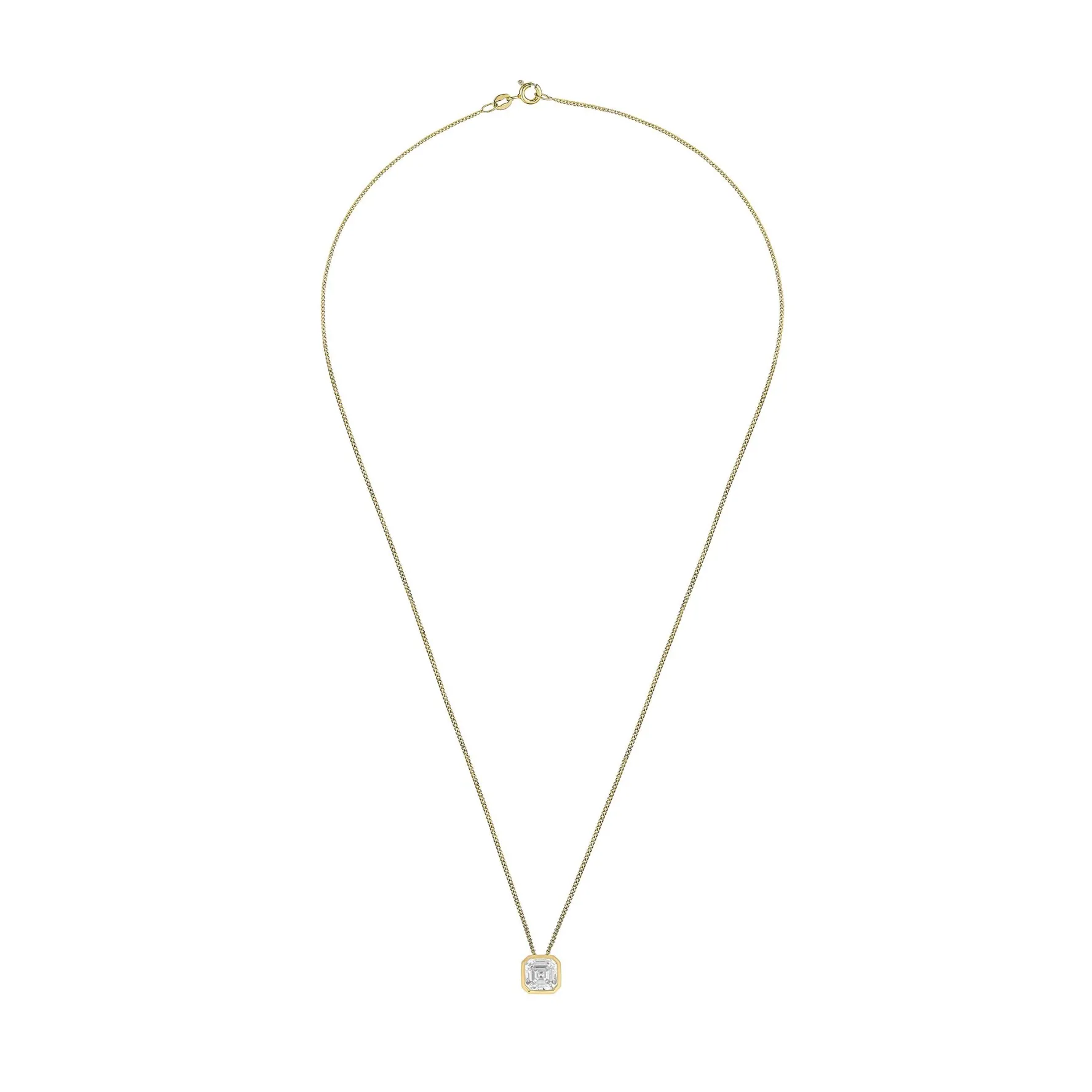 Beaverbrooks 9ct Yellow Gold Cubic Zirconia Pendant
