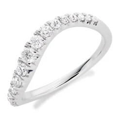 Beaverbrooks Essence 9ct White Gold Diamond Ring