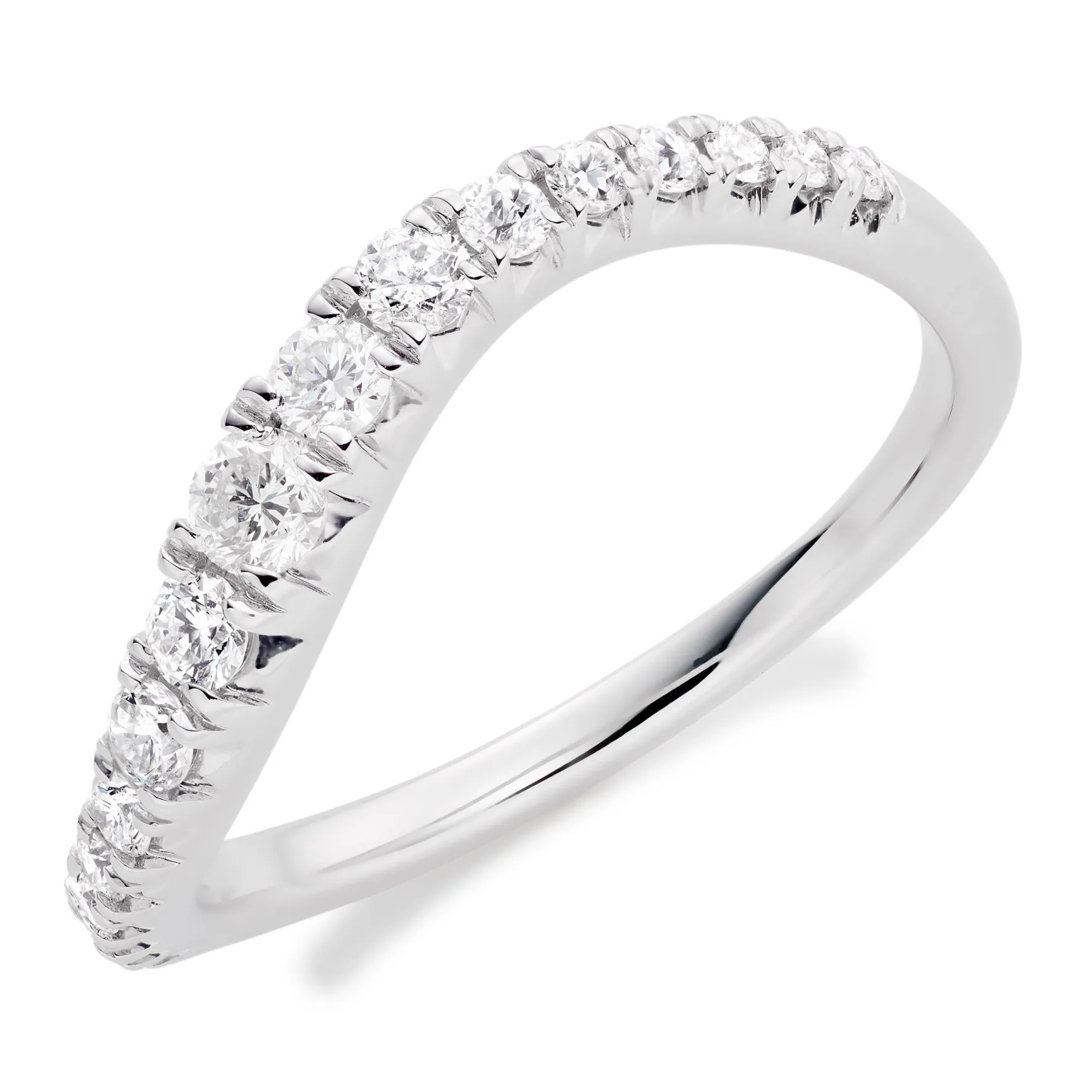 Beaverbrooks Essence 9ct White Gold Diamond Ring