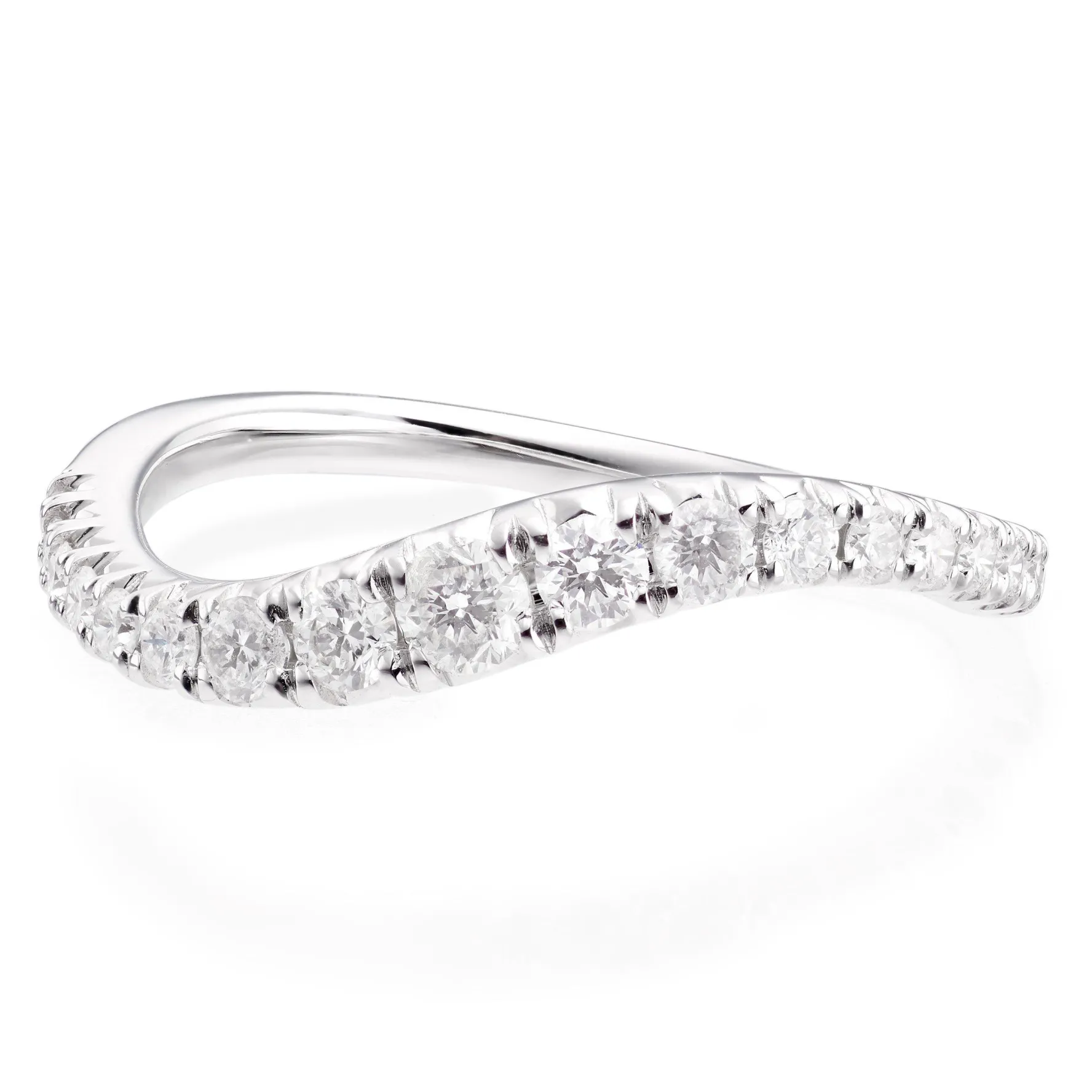 Beaverbrooks Essence 9ct White Gold Diamond Ring