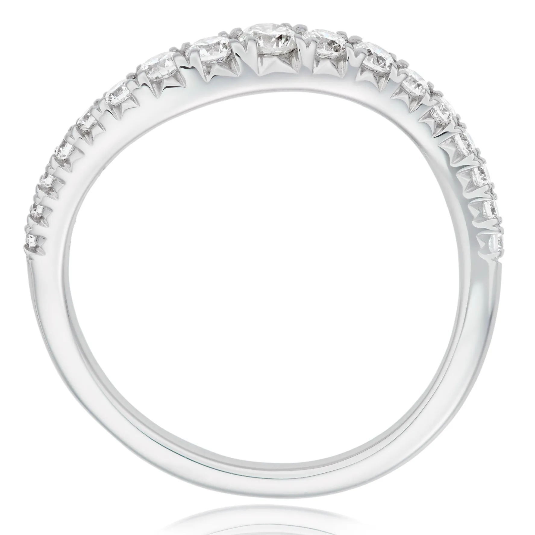 Beaverbrooks Essence 9ct White Gold Diamond Ring