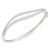 Beaverbrooks Essence 9ct White Gold Diamond Bangle