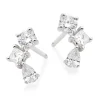 Beaverbrooks Essence 9ct White Gold Diamond Drop Earrings
