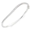 Beaverbrooks Essence 9ct White Gold Diamond Bangle