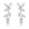 Beaverbrooks Essence 9ct White Gold Diamond Drop Earrings
