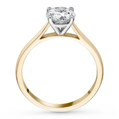Beaverbrooks Once 18ct Yellow Gold Diamond Solitaire Ring