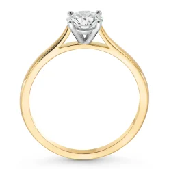 Beaverbrooks Once 18ct Yellow Gold Diamond Solitaire Ring