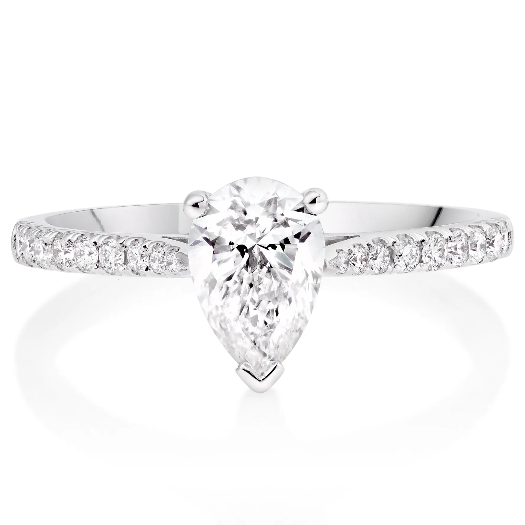 Beaverbrooks Once Platinum Diamond Solitaire Engagement Ring