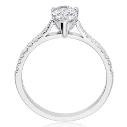Beaverbrooks Once Platinum Diamond Solitaire Engagement Ring
