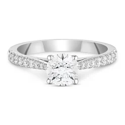 Beaverbrooks Once Platinum Diamond Solitaire Engagement Ring