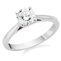 Beaverbrooks Once Platinum Diamond Solitaire Ring