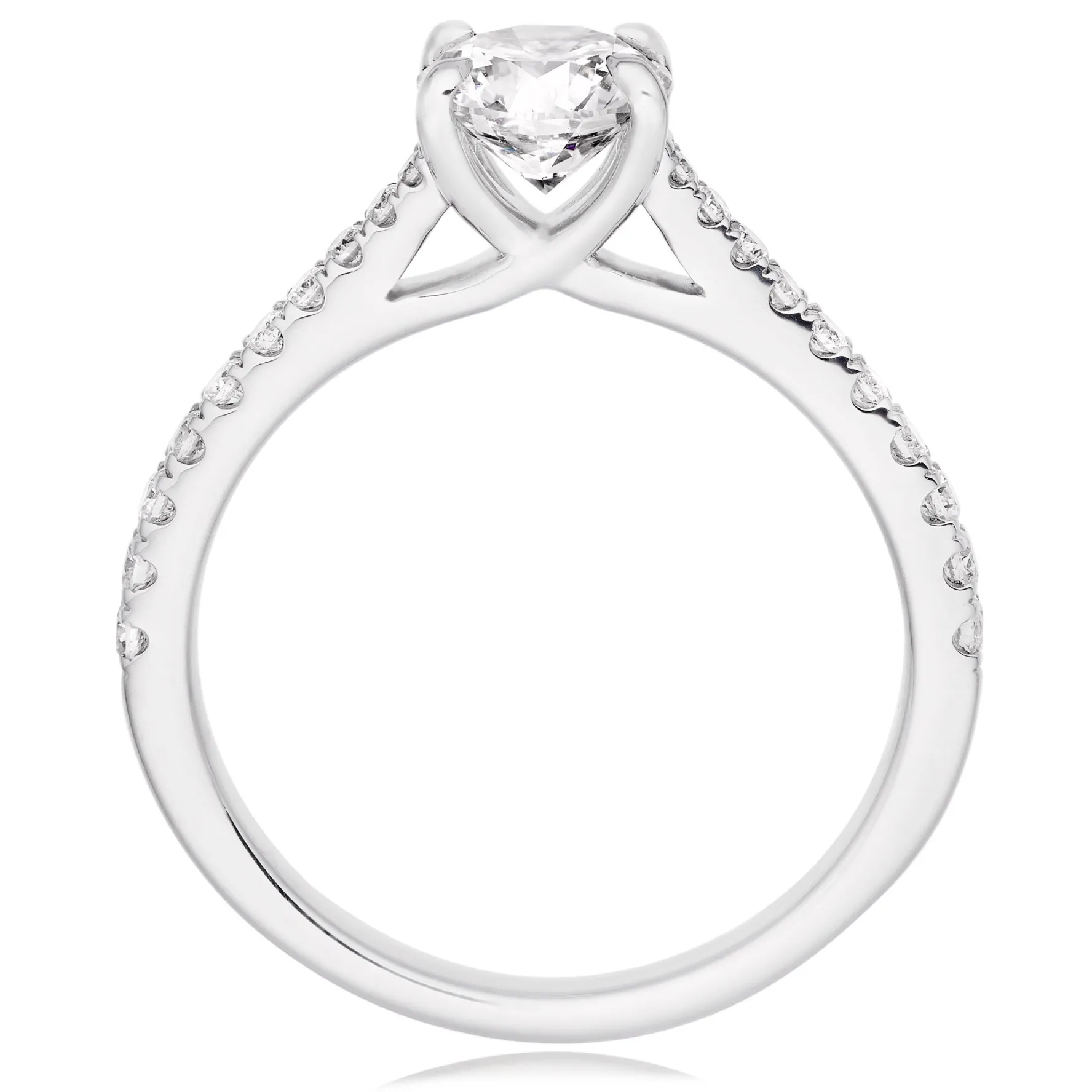 Beaverbrooks Once Platinum Diamond Solitaire Ring