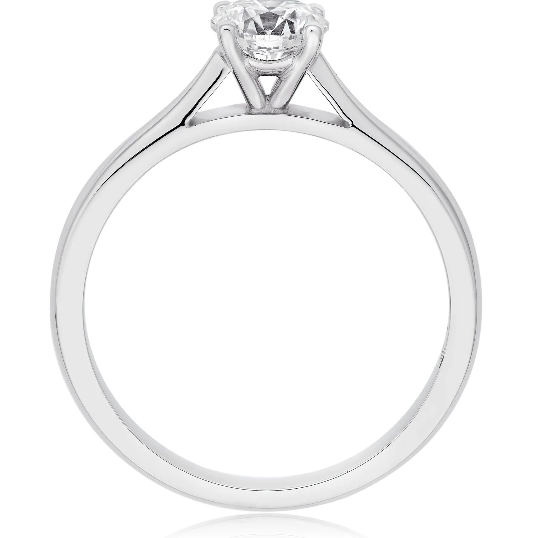 Beaverbrooks Once Platinum Diamond Solitaire Ring