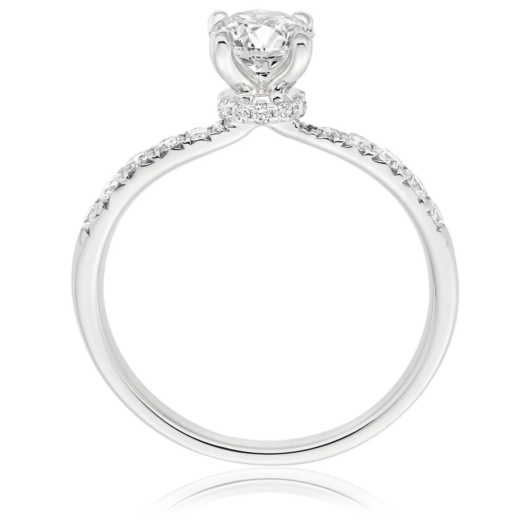 Beaverbrooks Once Platinum Diamond Solitaire Ring