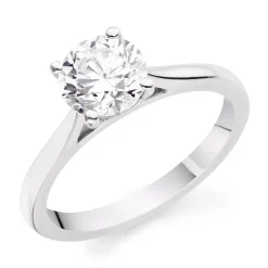Beaverbrooks Once Platinum Diamond Solitaire Ring