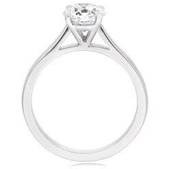Beaverbrooks Once Platinum Diamond Solitaire Ring