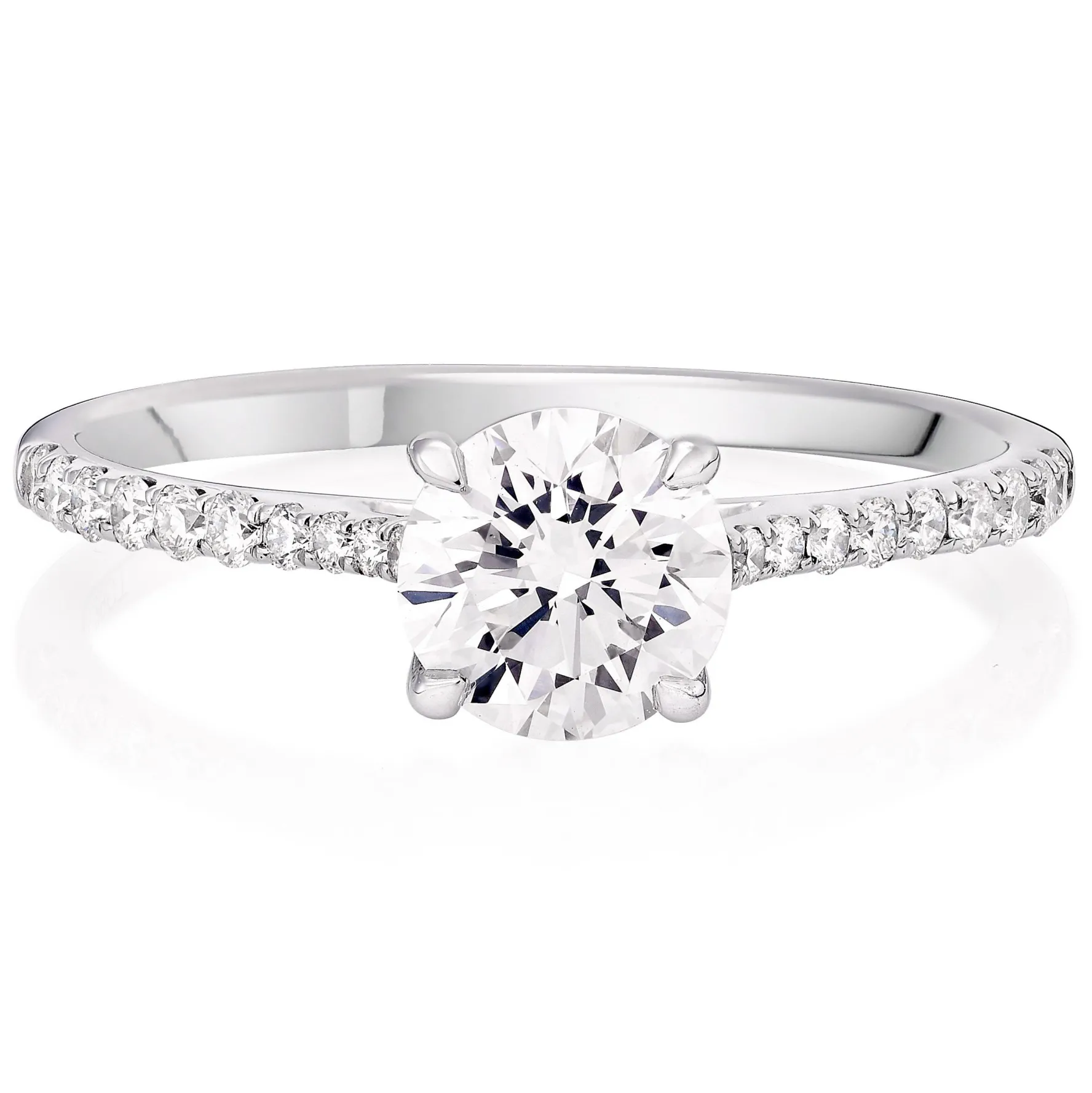 Beaverbrooks Once Platinum Diamond Solitaire Ring