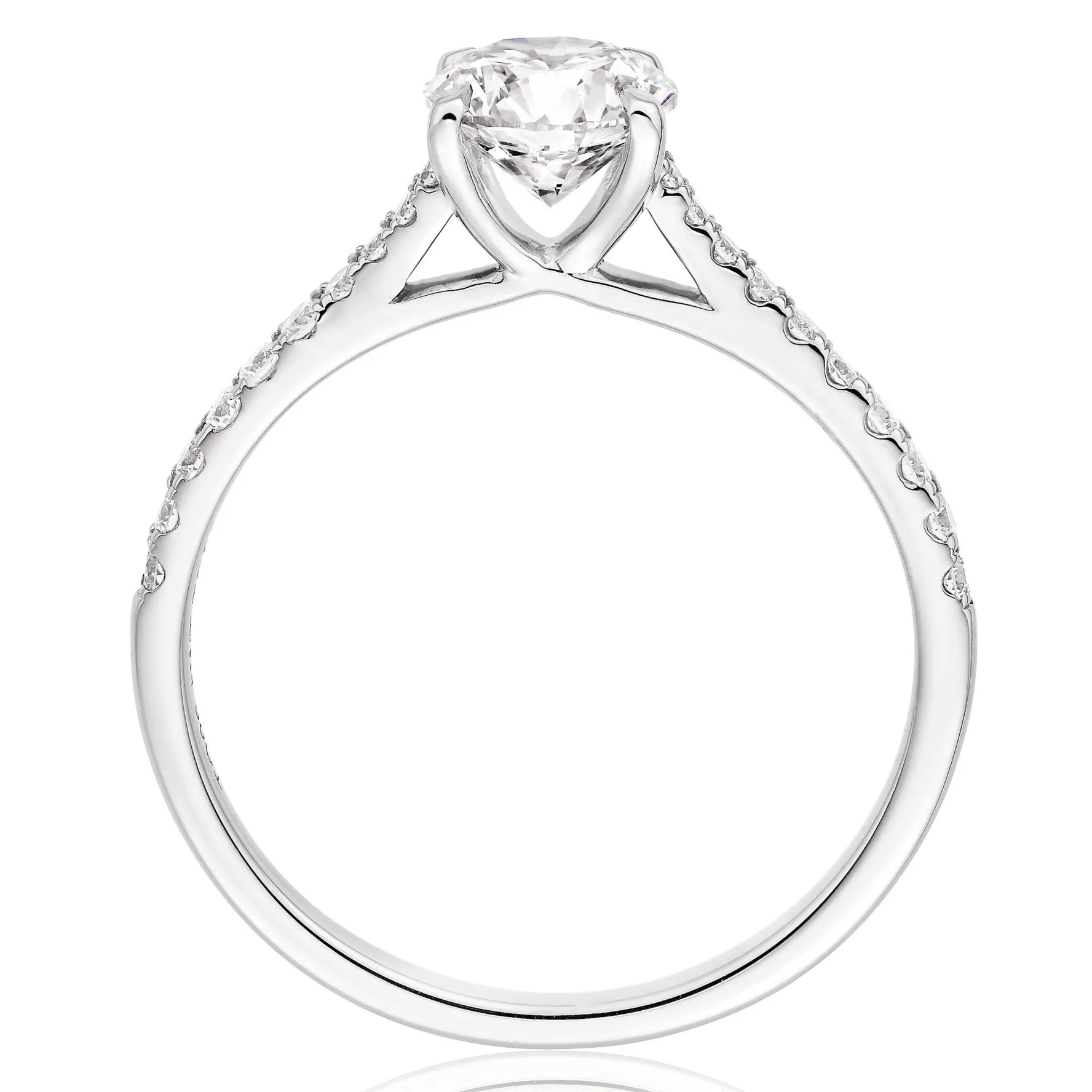 Beaverbrooks Once Platinum Diamond Solitaire Ring