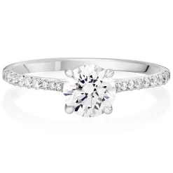 Beaverbrooks Once Platinum Diamond Solitaire Engagement Ring