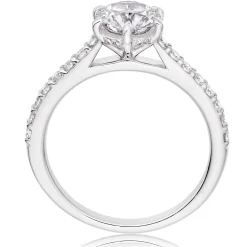 Beaverbrooks Once Platinum Diamond Solitaire Engagement Ring