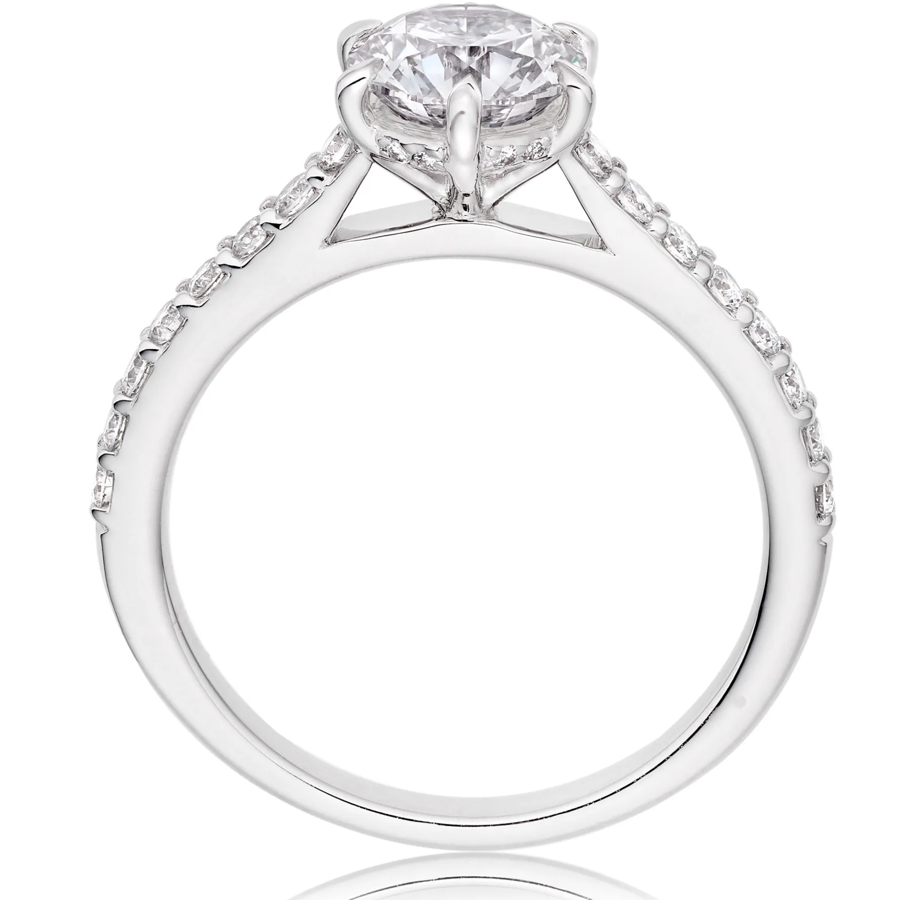 Beaverbrooks Once Platinum Diamond Solitaire Engagement Ring