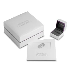 Beaverbrooks Once Platinum Diamond Emerald Cut Solitaire Engagement Ring