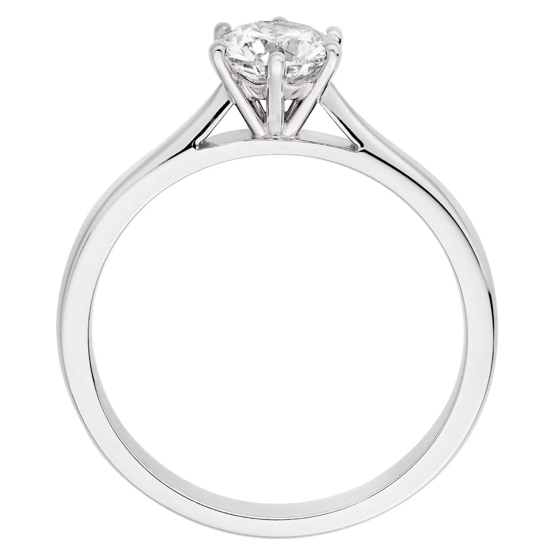 Beaverbrooks Once Platinum Diamond Solitaire Engagement Ring