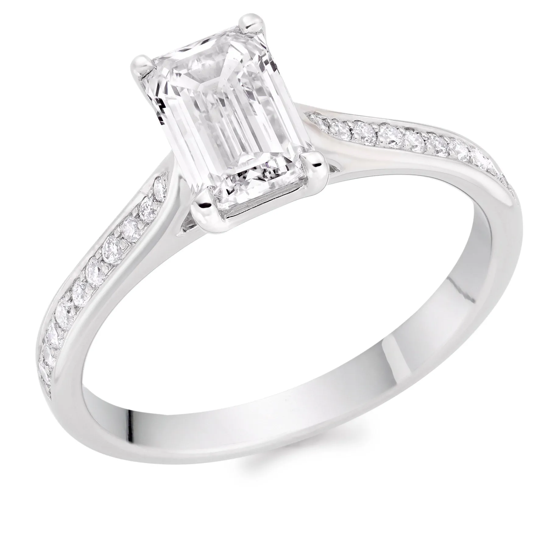 Beaverbrooks Once Platinum Diamond Solitaire Engagement Ring