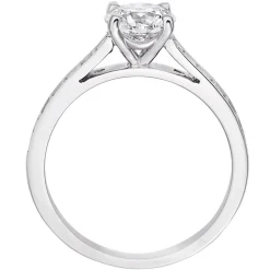 Beaverbrooks Once Platinum Diamond Solitaire Ring