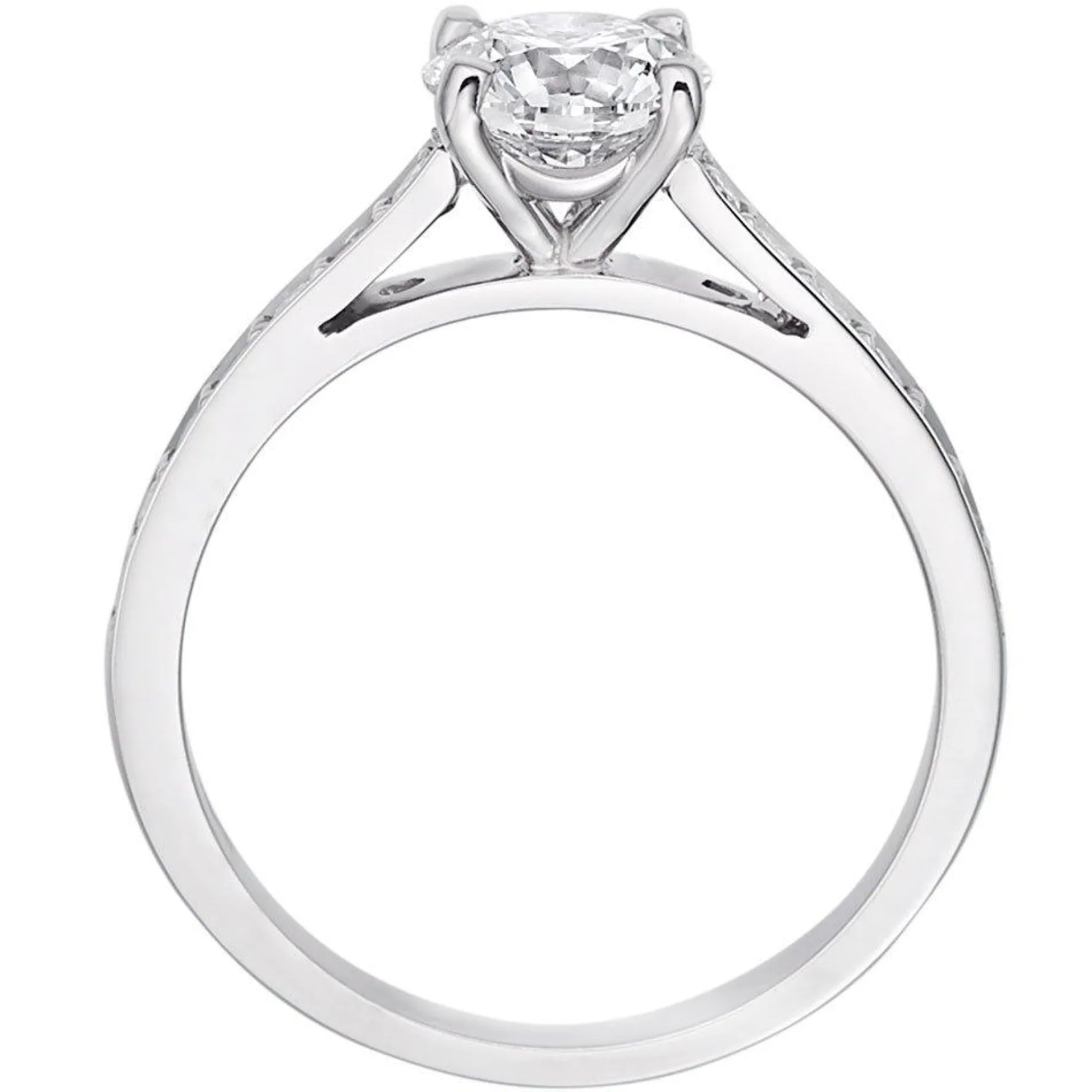 Beaverbrooks Once Platinum Diamond Solitaire Ring