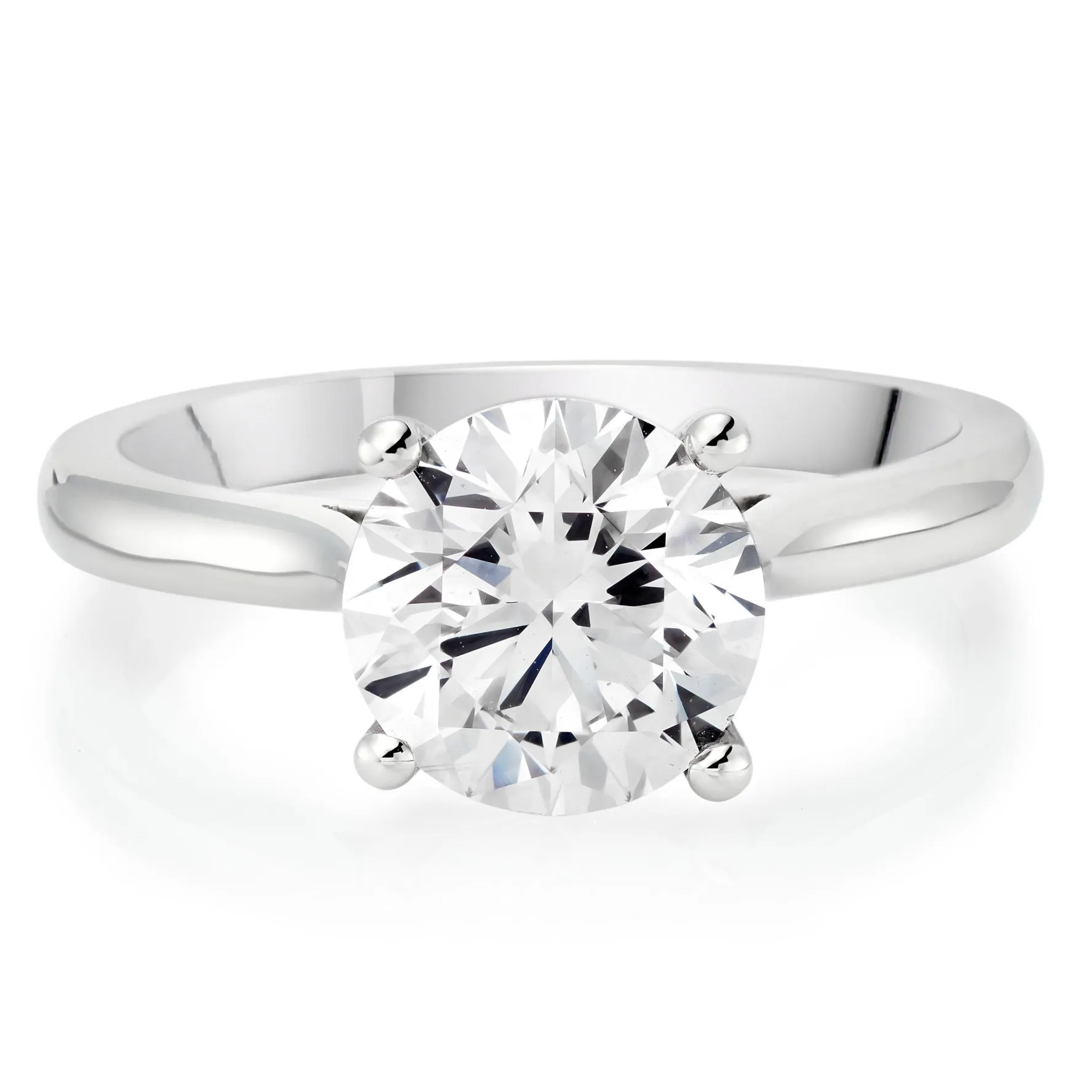 Beaverbrooks Once Platinum Diamond Solitaire Ring