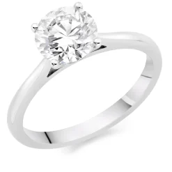 Beaverbrooks Once Platinum Diamond Solitaire Ring