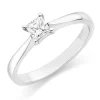 Beaverbrooks Platinum Diamond Princess Cut Solitaire Ring