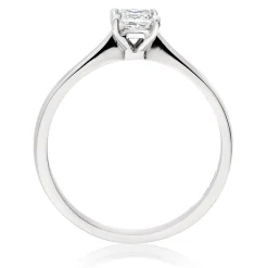 Beaverbrooks Platinum Diamond Princess Cut Solitaire Ring